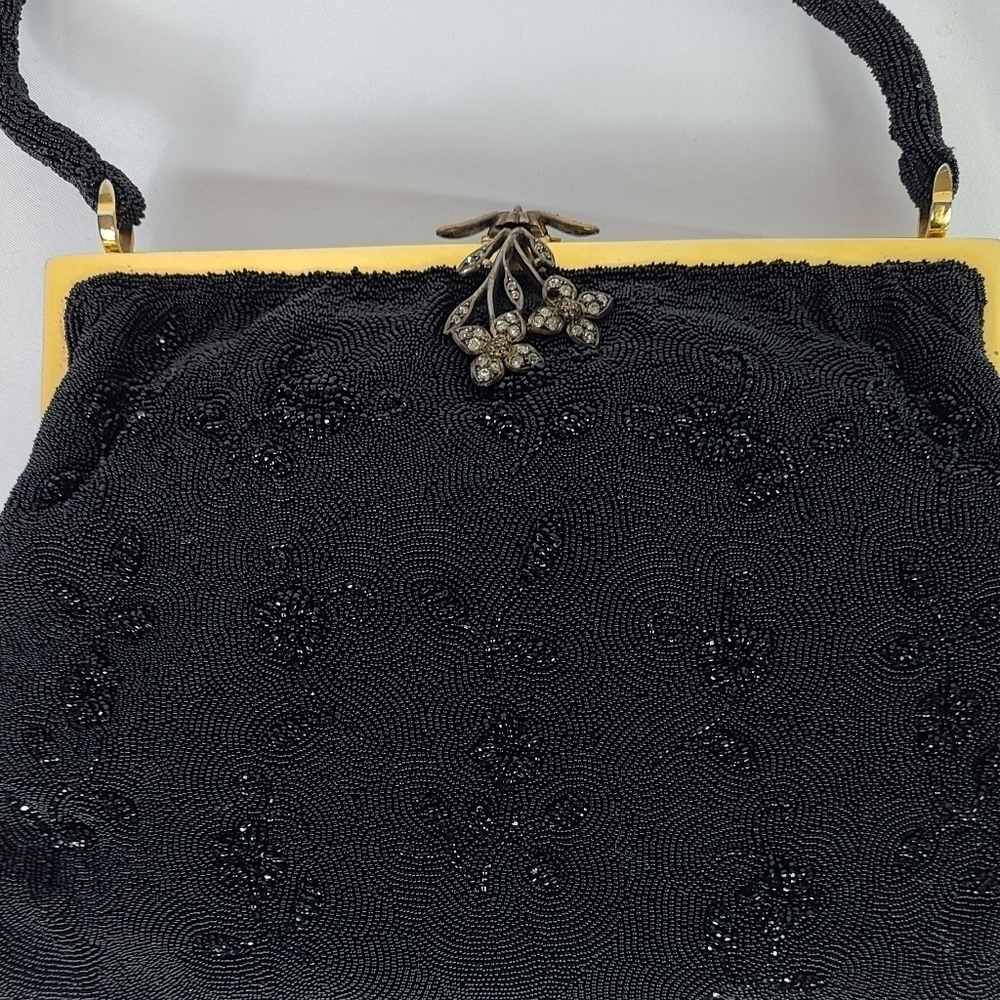 Vintage Lovers Dream Hand Beaded Evening Bag - Picture 6 of 11
